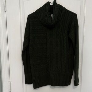 dressbarn Men's Forest Green Turtleneck Sweater